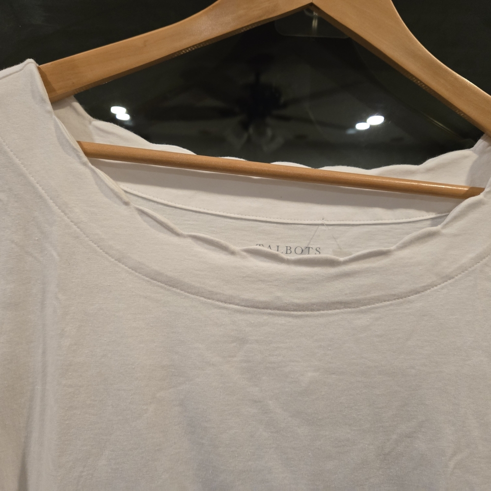 Talbots White Women's Top Essentials Basic 2x Wom… - image 2